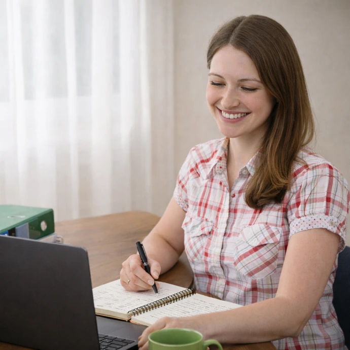 Personne qui a trouvé une nouvelle carrière