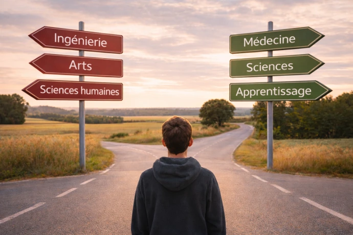 jeune qui cherche les études à faire